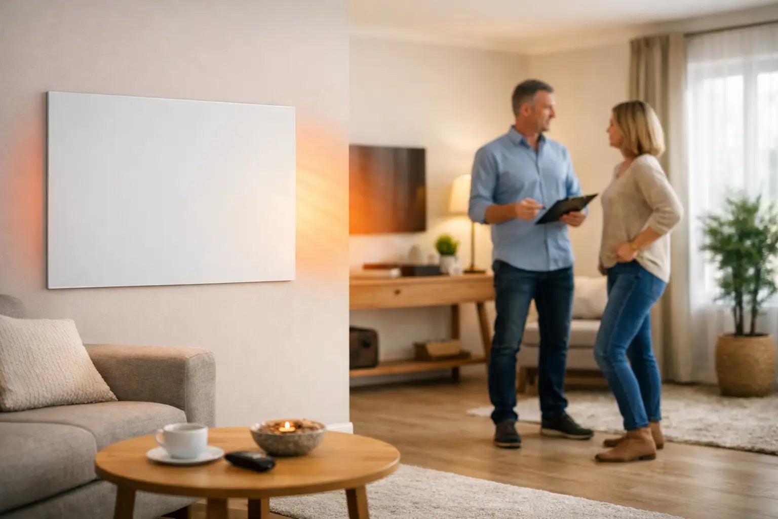 Infrarotheizung im Wohnzimmer richtig planen