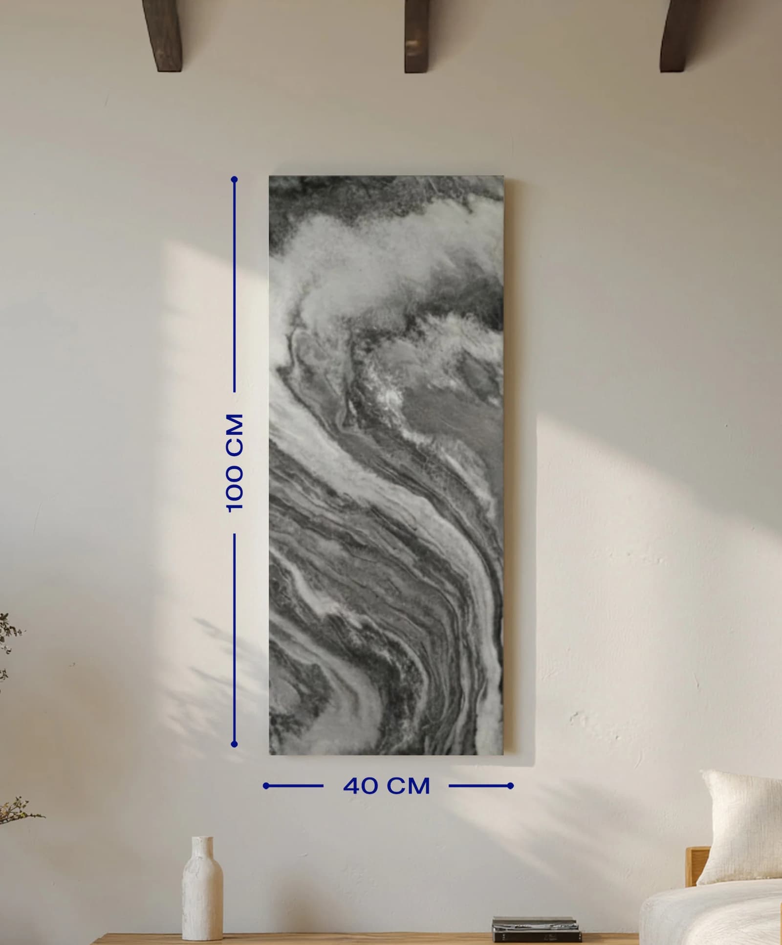 Marbre foncé 800 watts