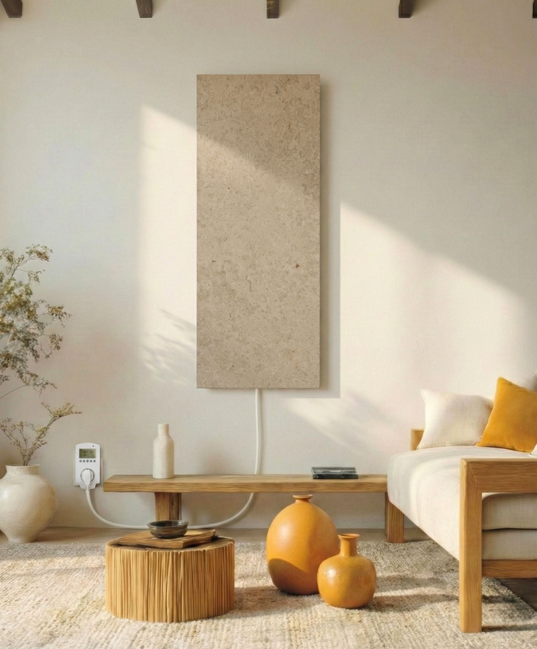 Marbre du Jura 800 watts avec thermostat